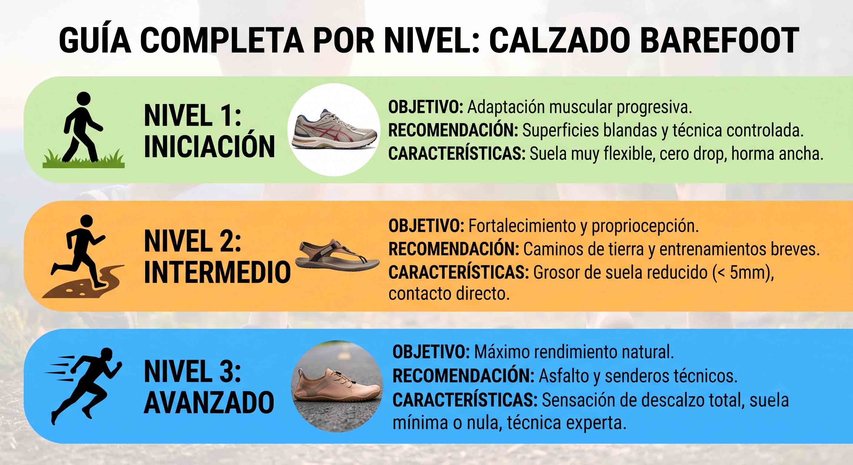 Errores al elegir zapatillas barefoot para running — comparativa de suelas por stack height para evitar fracturas por estrés y fascitis plantar en la transición