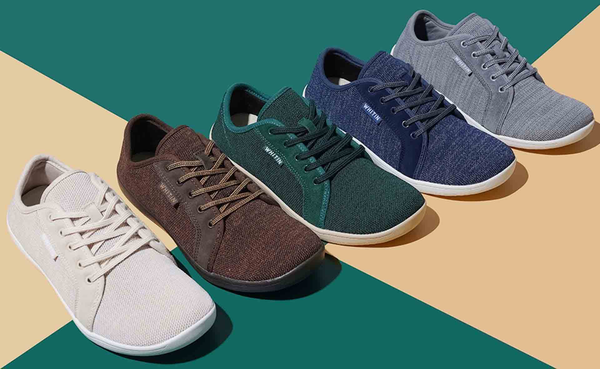 Modelos Whitin barefoot más populares — de trail a zapato de vestir Gama de modelos Whitin barefoot: casual, trail, entrenamiento y vestir